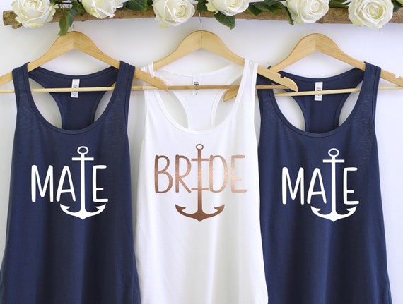 Nautical Bachelorette Party Shirts, Bachelorette Shirts, Bachelorette Cruise, Last Sail Before the Veil, Let's Get Nauti, Beach Bachelorette