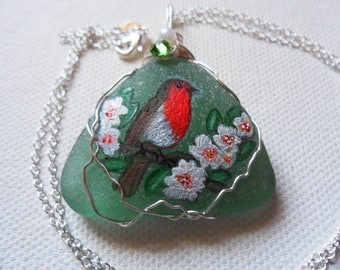 Herzengel Necklace with Glass Lens Dolphin Symbol (Freedom) main image 0