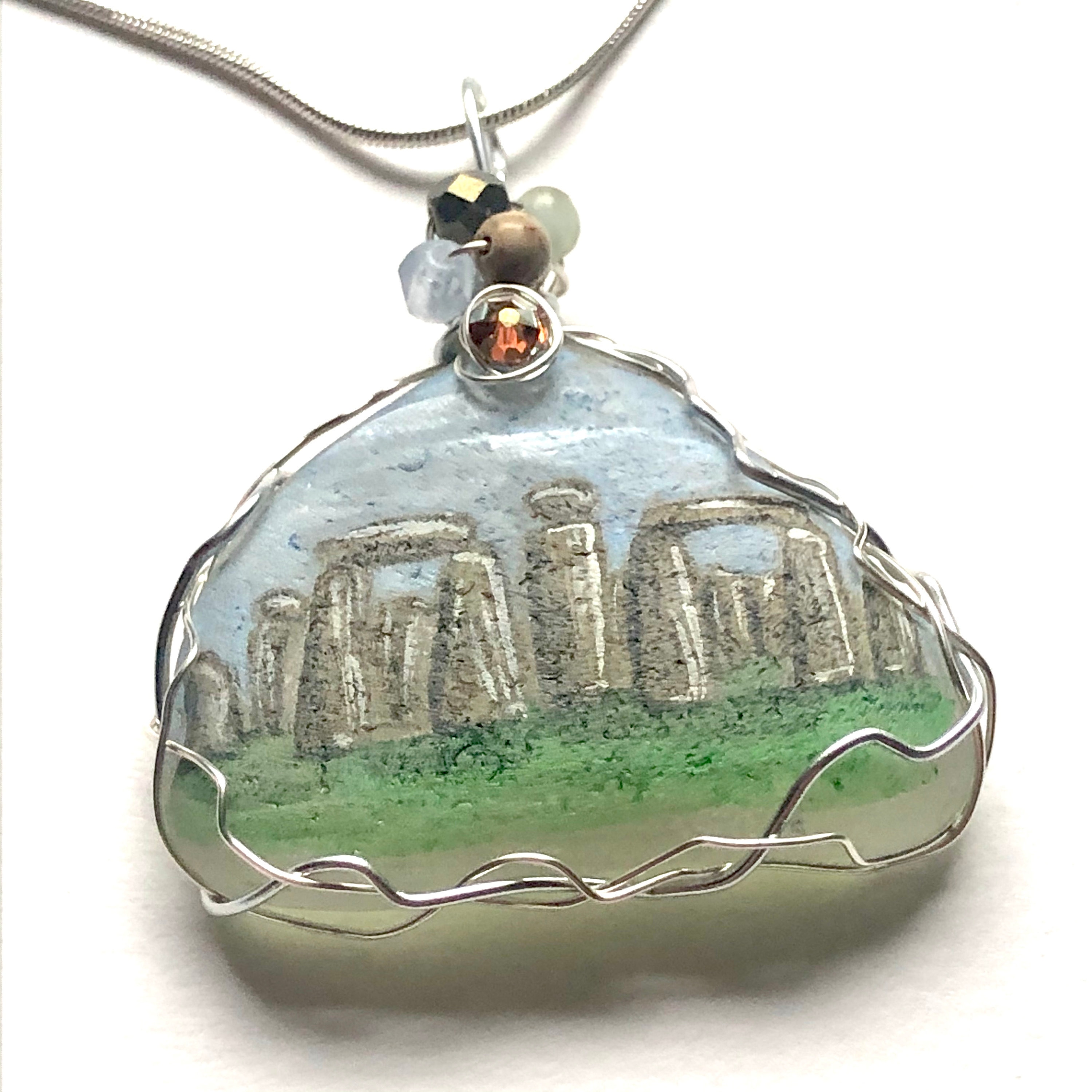 ◆STONEHENgE◆ 18K necklace SA24D46M Mens Necklace, Red Onyx Stone Pendant, 18K Gold Necklace for