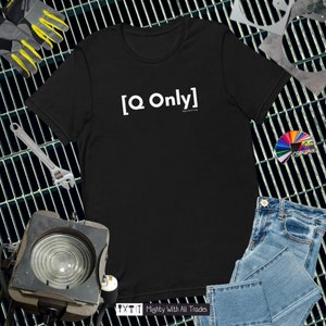 Camiseta Q Only, camisetas de diseñador de iluminación, camisetas para personal de escenario, iluminación de escenario de teatro, regalos para técnicos