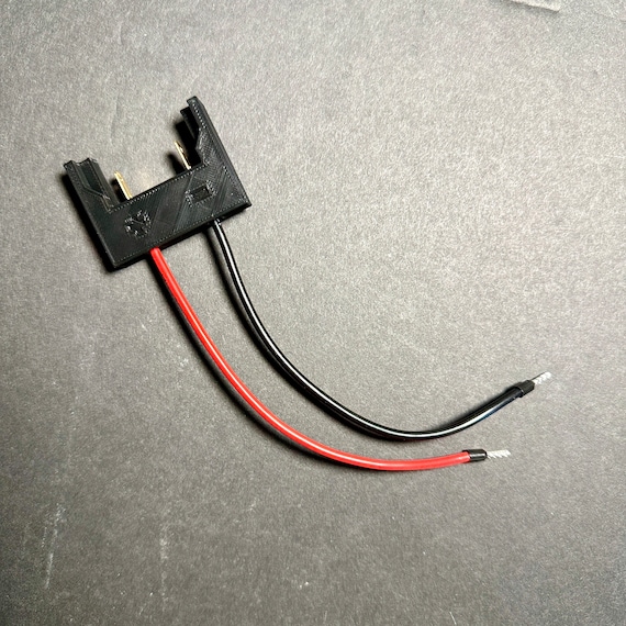 12V Dewalt Tool Battery Adapter, LED strip lighting, prop making, special effects, wireless dmx, cosplay accessories, power adapter