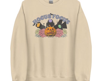 Hocus Focus Lighting Sweatshirt, witch sister trio, pastel halloween, lighting designer, theatre tech