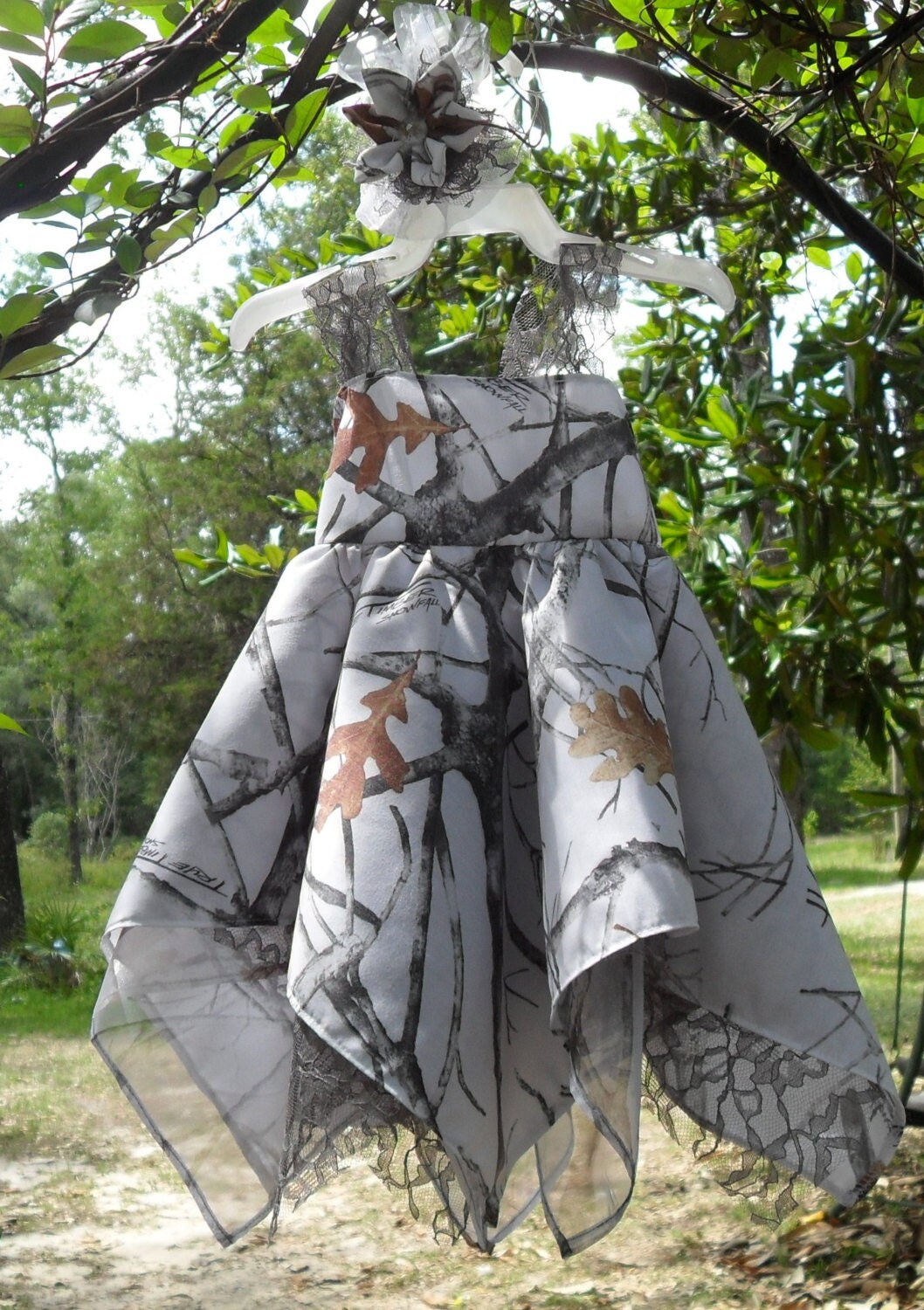 White Camo Wedding Dress - Etsy