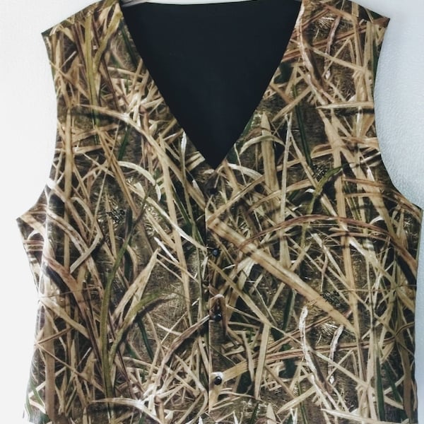 Boys and Men camo Vest .  more colors to choose from .