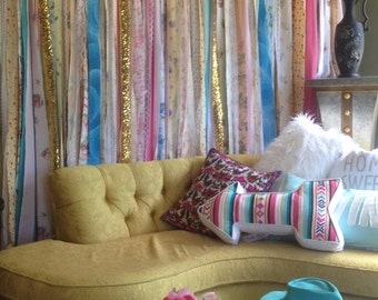 Hippie Curtains Boho Curtains Junk Gypsy Teen Etsy