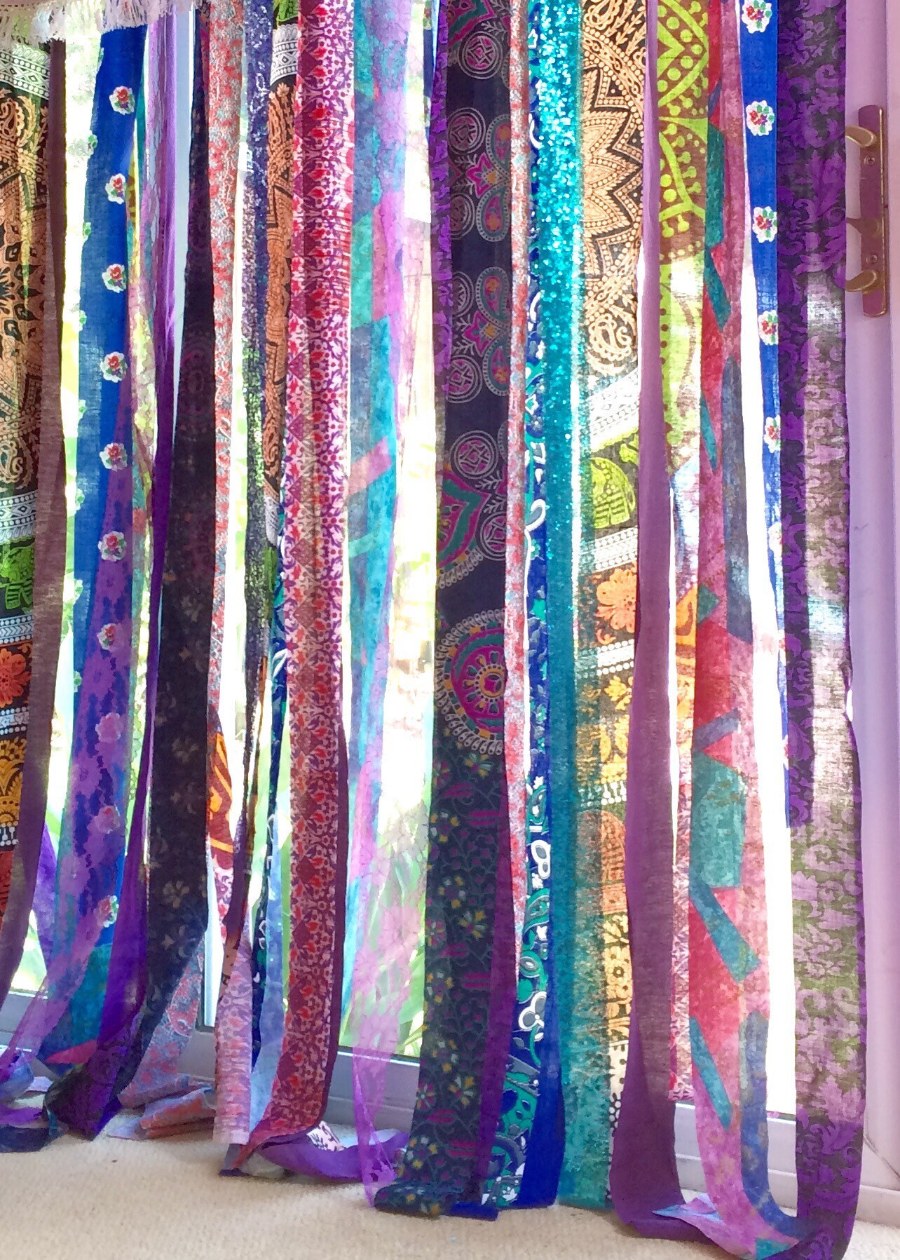 Hippie Curtains Boho Curtains Junk Gypsy Teen Etsy UK