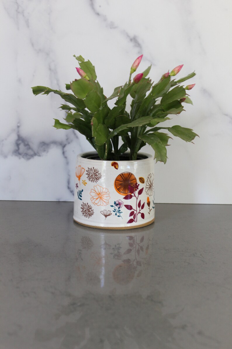 Planter,Indoor Planter Pot,Plant Lover,Ceramic Planter,Handmade Ceramic Planter,Home decor,Home Gift,Plant,House plant,Safari,Decorative Pot image 2