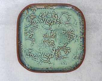 Platter,Ceramic Platter,Serving Platter,Serving Dish,Ceramic Serving Tray,Decorative Platter,Appetizer Tray,Charcuterie,Ceramic Plate,Gift