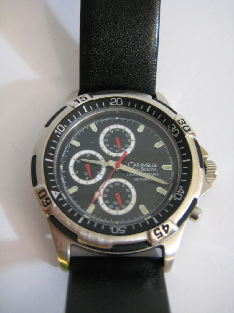 CARAVELLE by BULOVA Chronograph men's watch Watch | Etsy