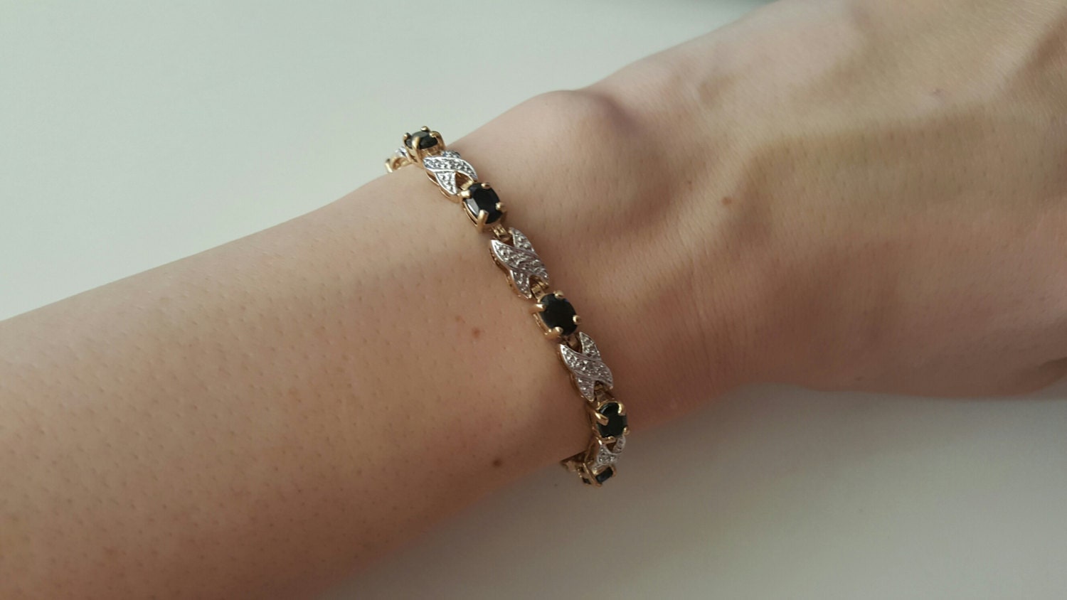 【AEKKI】Secret Code Sapphire Gemstone Bracelet~ブレスレット S8afd2ad0fbd84f89a0d8221f3670b