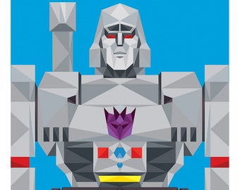 Impresión de Megatron 11x17