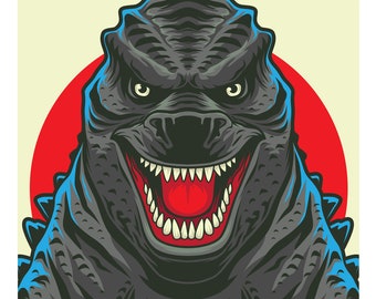 Legendary Godzilla 11x17 print