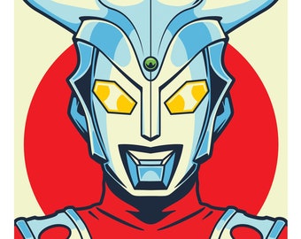 Ultraman Leo 11x17 print