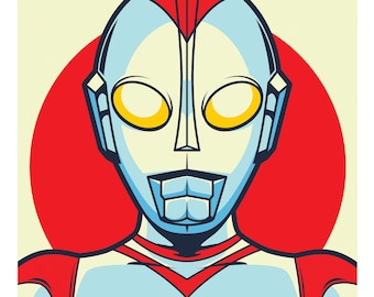 Ultraman 80 11x17 print