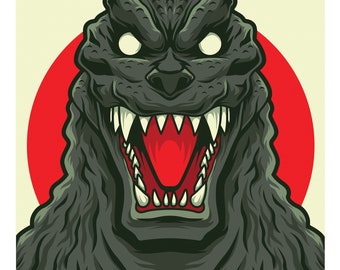 GMK Godzilla (2001) 11x17 print