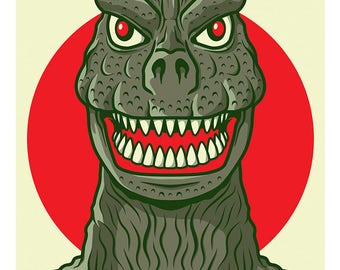 Godzilla 11x17 print