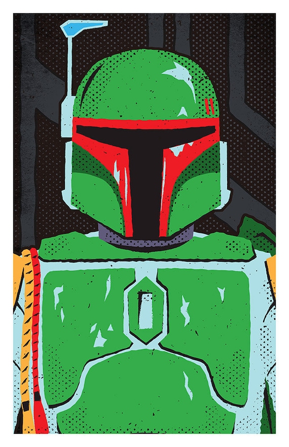 Boba Fett Empire Strikes Back Han Solo Star Wars 11 x 17 High Quality Poster