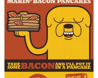 Adventure Time: Bacon Pancakes Print 11x17