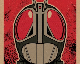 Kamen Rider Black RX print 11x17