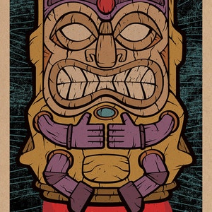 MODOK Tiki print 11x17