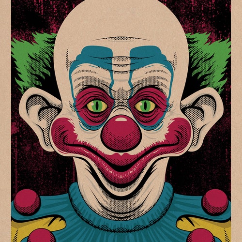 Killer Klowns shorty Print 11x17 - Etsy