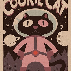 Cookie Cat print 11x17