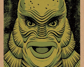 Creature From The Black Lagoon print