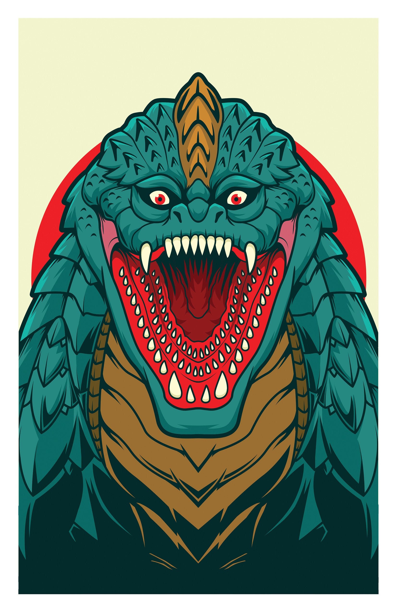 Godzilla Terrestris Singular Point 11x17 Print