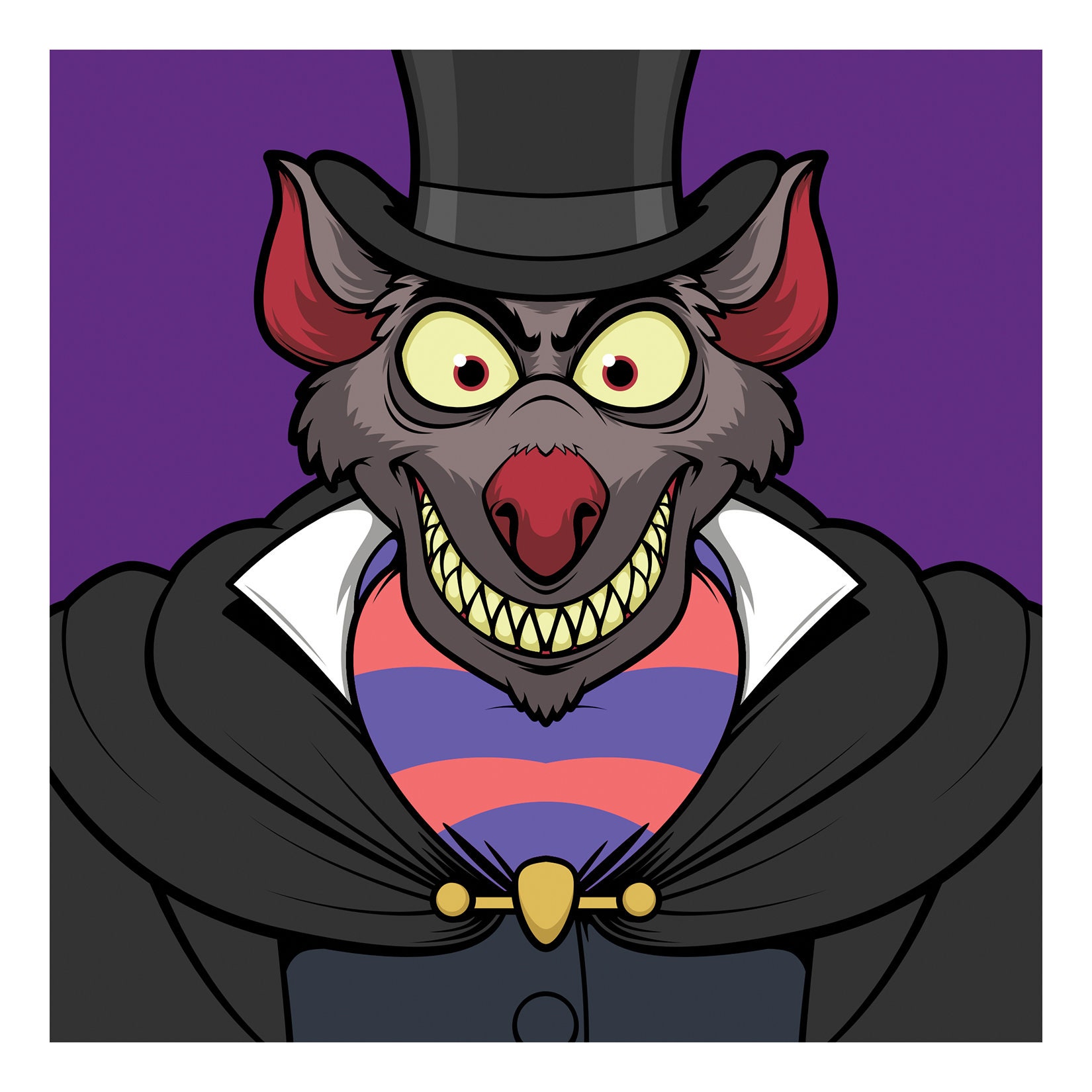 Ratigan 11x11 Print