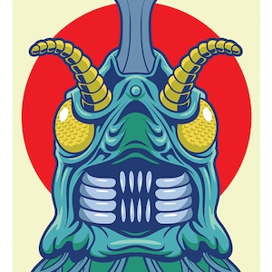 Megalon 11x17 print