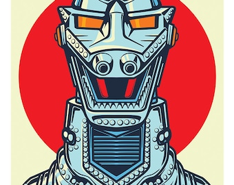 Mechagodzilla 11x17 print