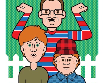 Adventures of Pete & Pete 11x11 print