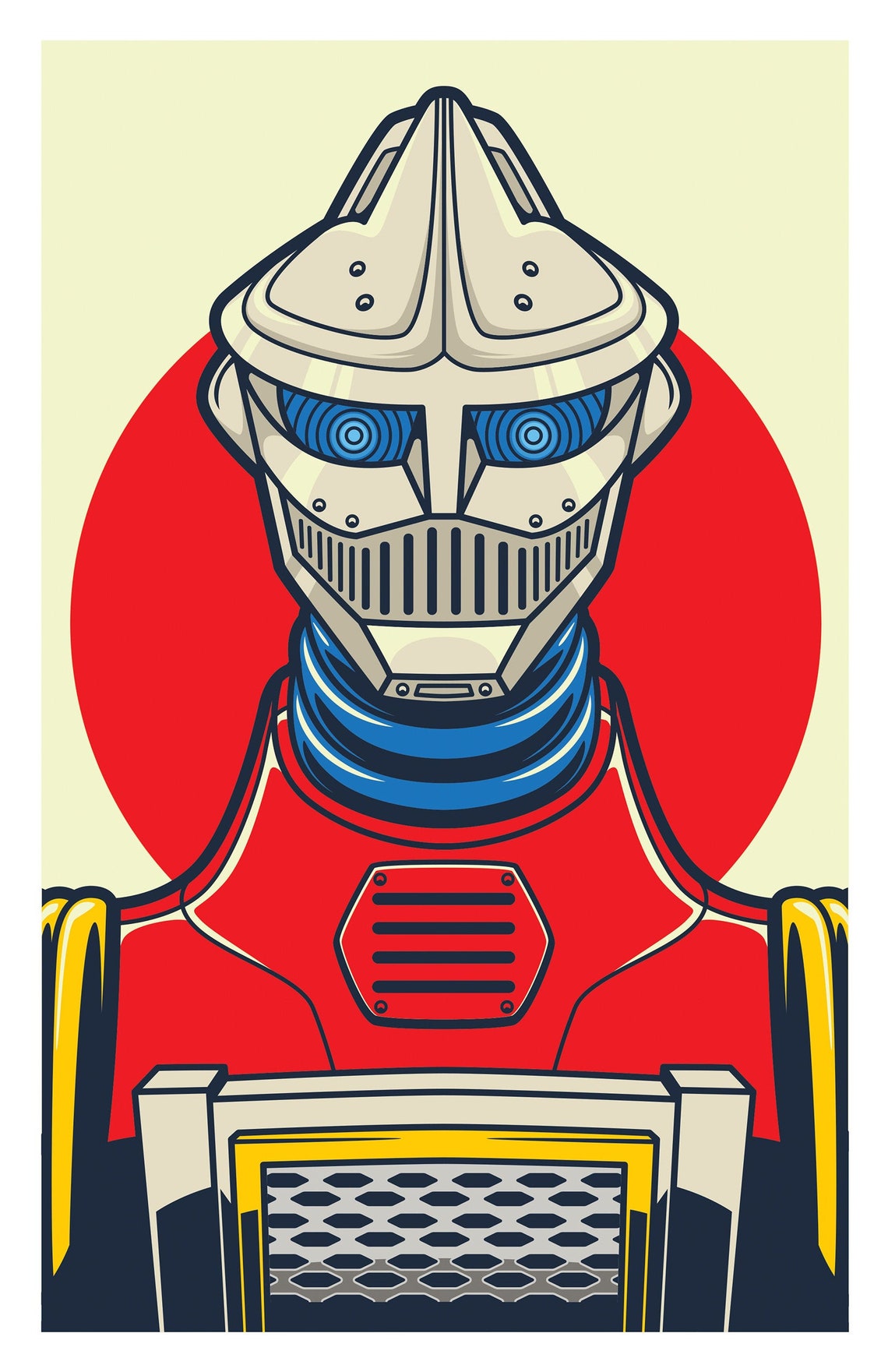 Jet Jaguar Godzilla Singular Point impresión 11x17 Etsy España