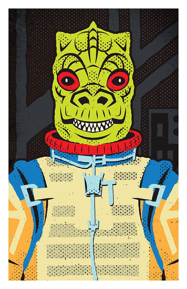 Empire Strikes Back Bounty Hunters: Bossk 11x17 Print - Etsy