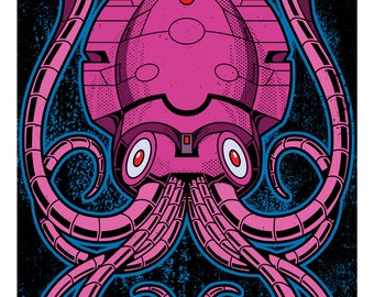 Quintessa Giant Squid print 11x17