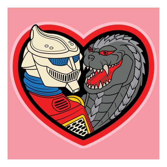 Godzilla Singular Point Valentine 11x11 Print UK