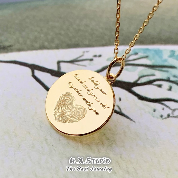 Fingerprint Necklace | View the collection online - KAYA jewels webshop - a  beautiful memory