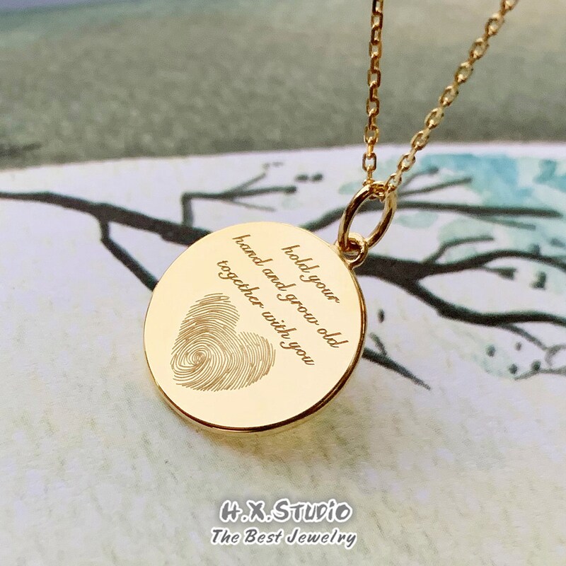 Fingerprint Pendant - Etsy