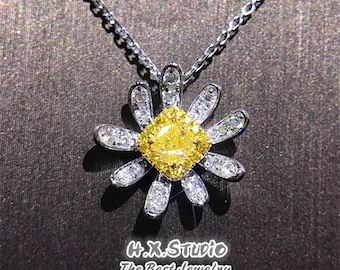 ★daisy★♡14kgf 14K Solid Gold Moissanite Dia Olivia Flower Cartilage