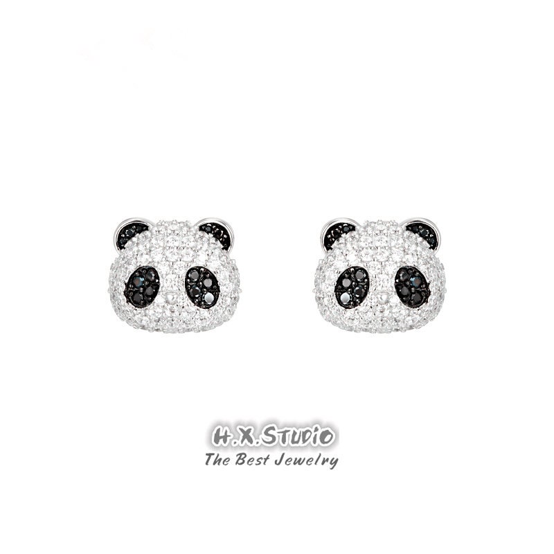 Buy Zeya 18k 750 Yellow Gold Pink Panda Earring Stud Earrings for Girls  at Amazonin