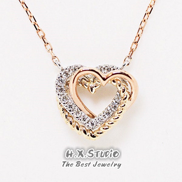HX Jewelry Diamond Interlocking Triple 