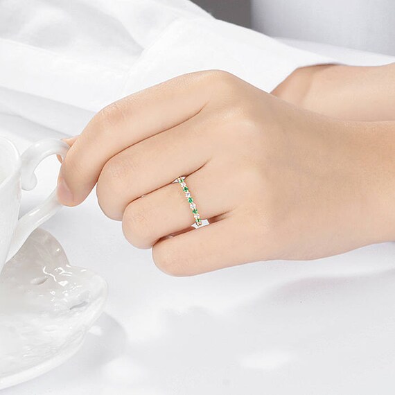 【美品】DAVAN 203jewelry 指輪　エメラルドグリーン×ゴールド 美品】DAVAN 203jewelry 指輪 エメラルドグリーン×ゴールド