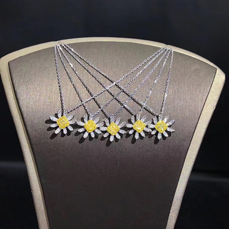 ★daisy★♡14kgf Gumuchian G. Boutique 18k Two Tone Gold Diamond Daisy