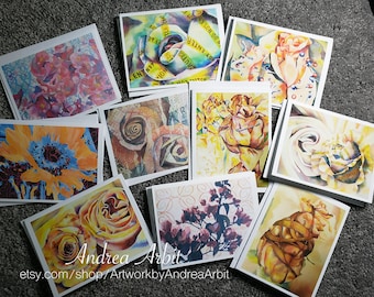8 U-Pick \u201cMichigan Patterned\u201d Notecards or 10 blank cards of your choice FREE priority shipping 6