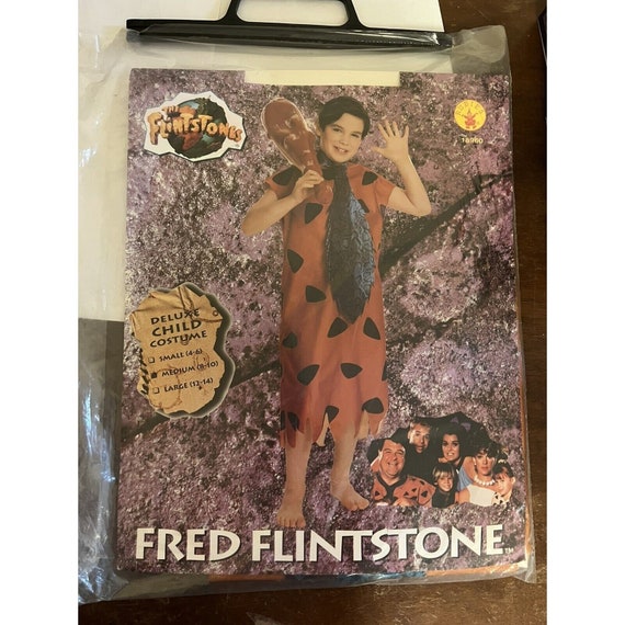 Vintage 1990s Halloween Costume Kids The Flintston