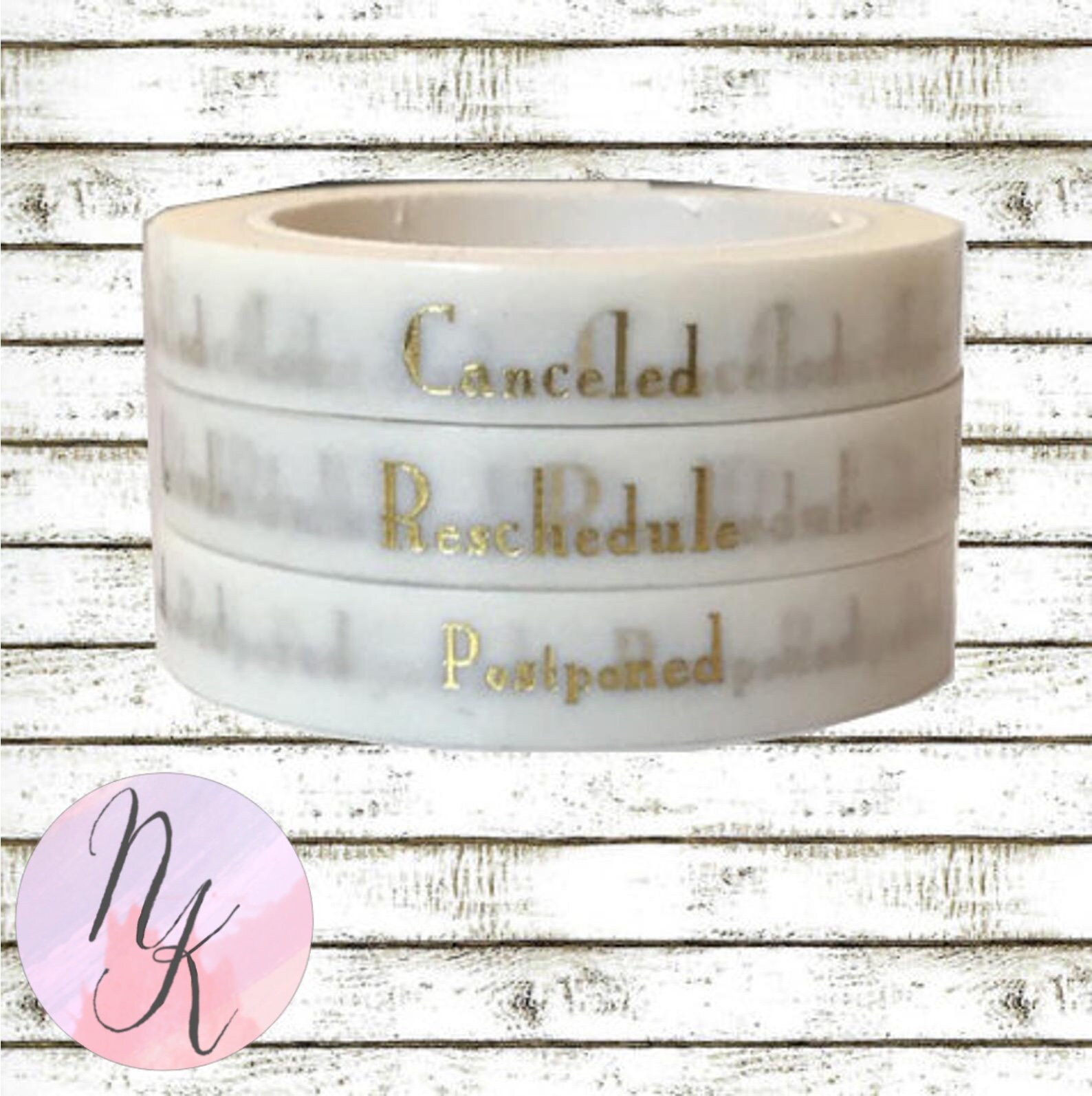 gold foil washi,washi tape,Canceled washi,postponed washi,rescheduled…