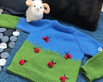 Child's Ladybug Sweater