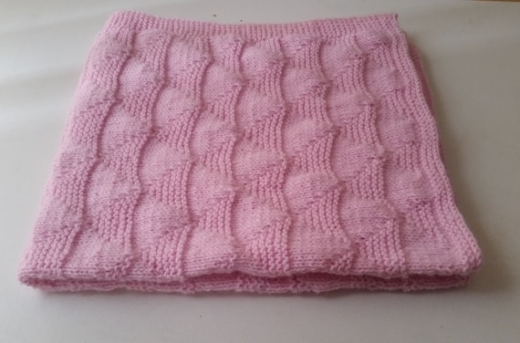etsy knitted baby blankets