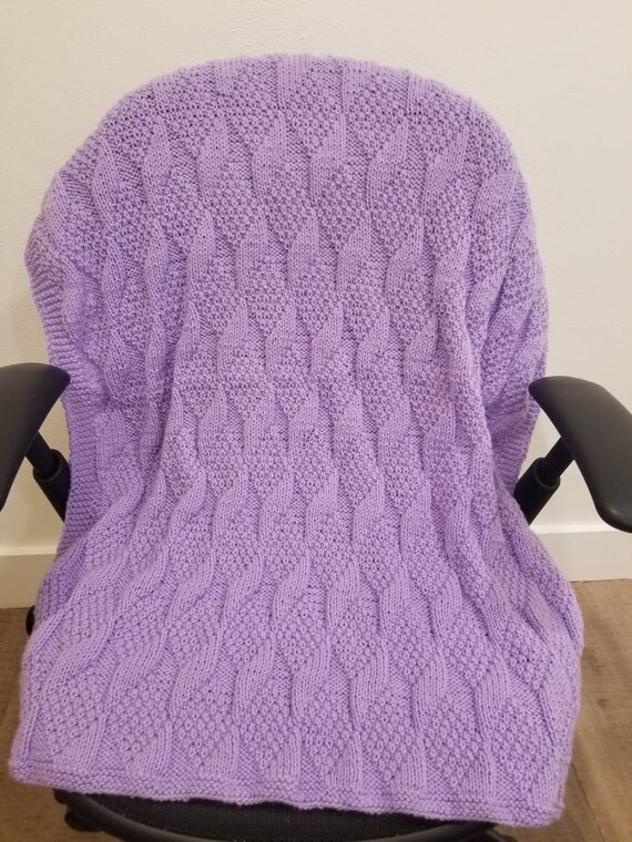 lavender baby blanket