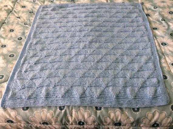 etsy knitted baby blankets